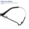 SOPHILY Progressive Multifocus Reading Glasses Men Lightweight Titanium Arm No-line