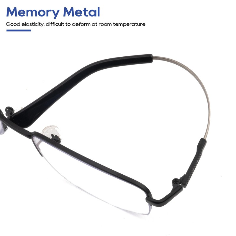 SOPHILY Progressive Multifocus Reading Glasses Men Lightweight Titanium Arm No-line