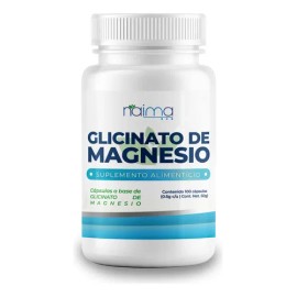 Glicinato De Magnesio 500mg - 100 Cápsulas Por Frasco Sabor Sin Sabor