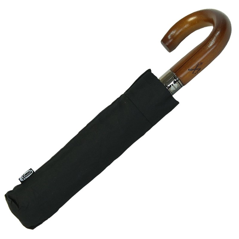 Men's Umbrella with Wooden Handle Men's Class XXL Large Sturdy