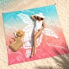 Beach Blanket Waterproof Sandproof 8 X 7 Ft Beach Mat