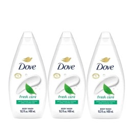 Dove  Fresh Care Body Wash 15.oz PACK OF 3