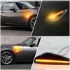 KEEGTBOX Smoked Lens LED Side Marker Lights Kit Fit For