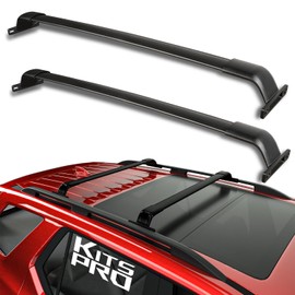 KitsPro 260lb Roof Rack Cross Bars for 2016-2022 Honda Pilot (ONLY FIT Factory Flushed Side Rails), Matte Black Heavy Duty Aluminum Cargo Crossbar