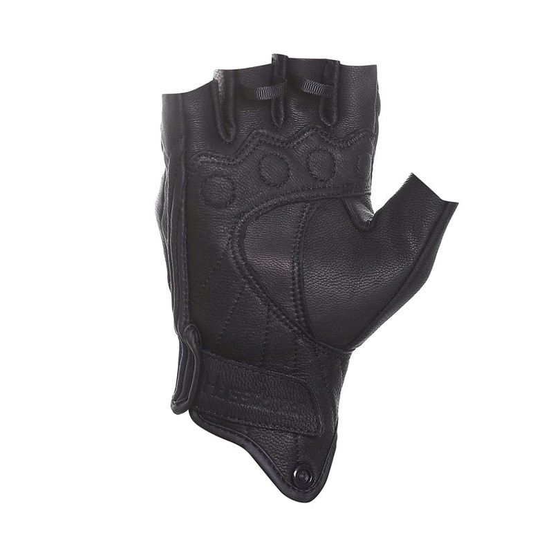 Harssidanzar GM037EU Men's Full Finger Goatskin Leather Touchscreen Motorcycle Fingerless