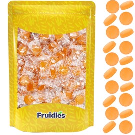 Sugar-Free Premium Hard Candy Suckers, Mini Fruit Button Candies, Kosher Certified Parve, Uses Sorbitol, Low-Sodium, Individually Wrapped (32oz (2 Pound) 300 Pcs, Butterscotch)