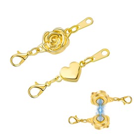 Heart Magnetic Clasp Chain Bracelet Clasp Magnetic Clasp for Chains Necklace Bracelet DIY Making Accessories