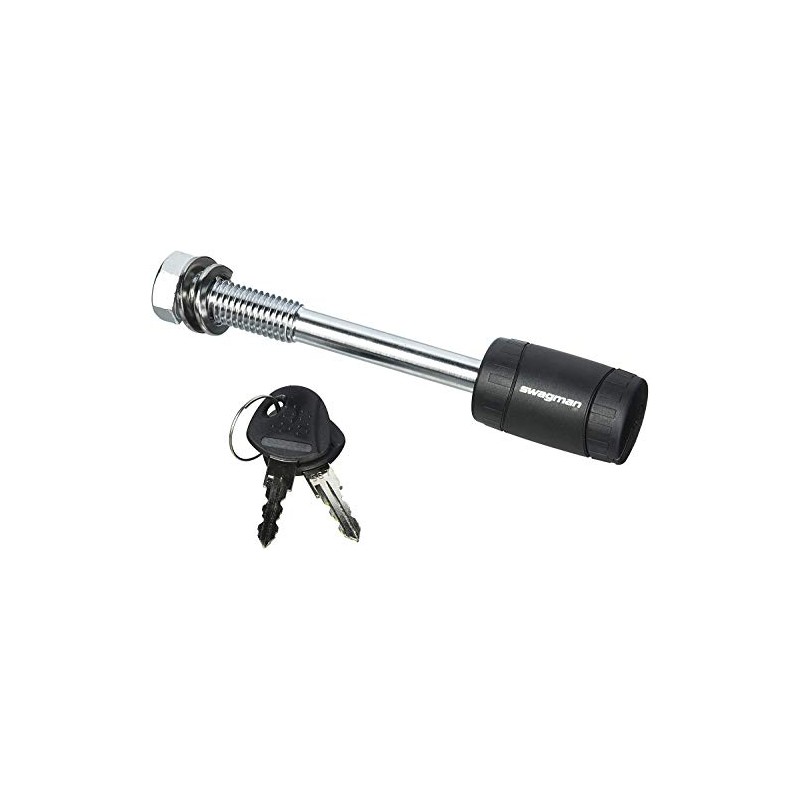 Swagman Anti-Wobble 5/8" Threaded Hitch Pin, Sliver/Black