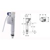 Geberit Impuls 360 Adjustable Bottom Inlet with Filling Valve 1/2"