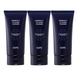 IOPE Men Perfect All-in-One Cleanser 125g, 3 units / 아이오페 맨 퍼펙트 올인원 클렌저 125g, 3개