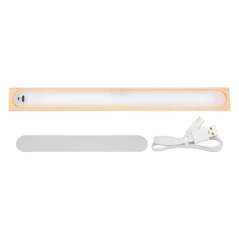 Under Cabinet Light Wooden 3000K Wireless Motion Sensor USB Rechargeable