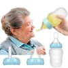 SIQITECHNO Drinking Aids Feeding Cup with Three Style Spoon Straw