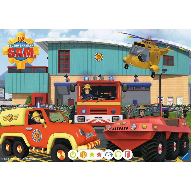 Ravensburger tiptoi Puzzle 00139 Puzzle for Little Explorers: Fireman Sam,