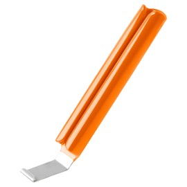 CHolic Siding Removal Tool, Orange Siding Zipper Tool Straight Non-Slip Grip Handled, Silicone Protective Handled for Installation and Repair Vinyl Sidings Without Damaging Siding