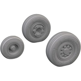 Eduard EDU648839 1/48 Brassin Lockheed Martin F-35A Lightning 2 Wheel (For Tamiya) Plastic Model Parts