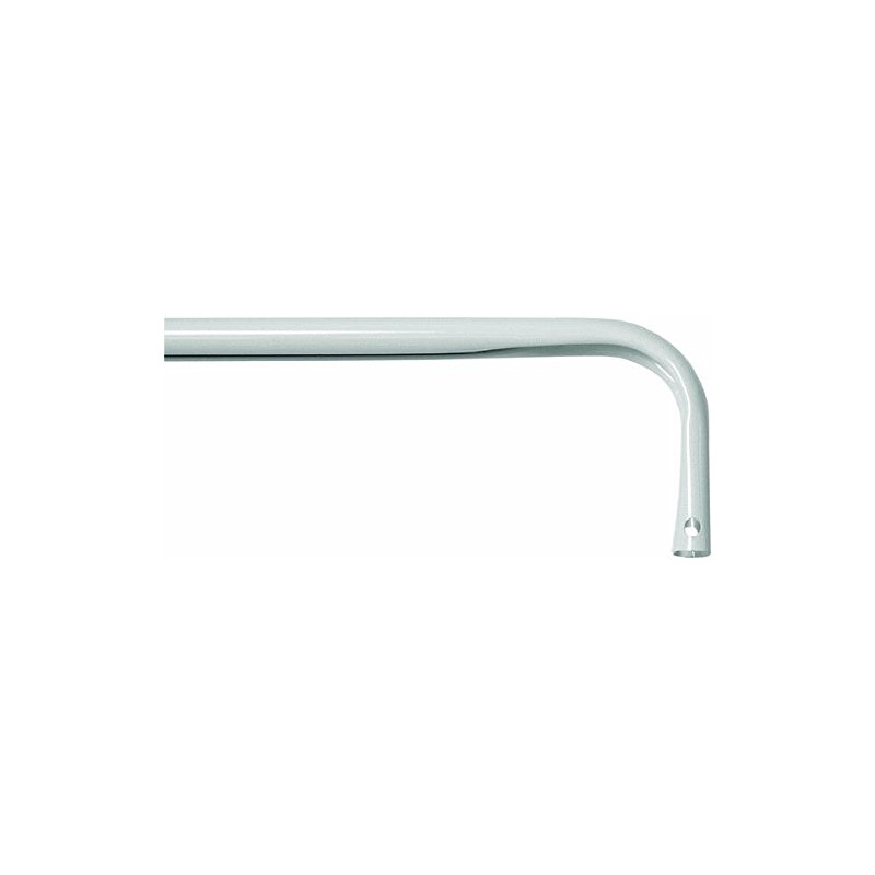 Kenney KN510 Single Curt Rod, 18"-28", White