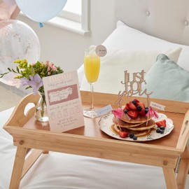 Ginger Ray 'Best Mum Ever' Customisable Rose Gold Breakfast In Bed Set