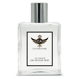CA Perfume Impression of Eau De Nuit Oud For Men Replica Fragrance Dupes Eau de Parfum Spray Bottle 3.4 Fl Oz/100ml-X1