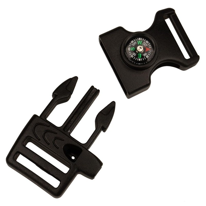 Paracord Planet 3/4" Survival Multitool Buckle – Built in Whistle
