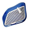 Dog Potty Tray with Raised Fences Removable Mesh Grid Pad
