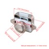 RDEXP 26mm Opening Hole Pearl Nickel Keyless Push Button Cabinet