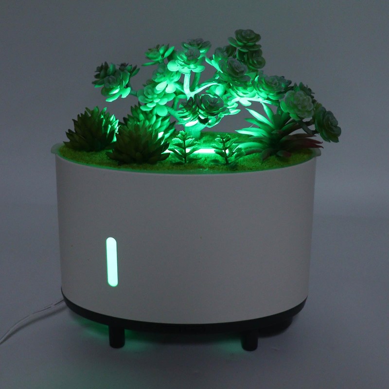 Simulation Plant Humidifier, 20-30mlH 200ml Mini Portable Humidifier USB Charging
