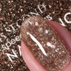 Nails Inc 45 Second Speedy Gloss, Gigi, Gold Glitter, Metallic