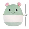 Micromallows Squishmallows Original Plush 5-Pack - Lavender Bear, Dragonfruit Fox,