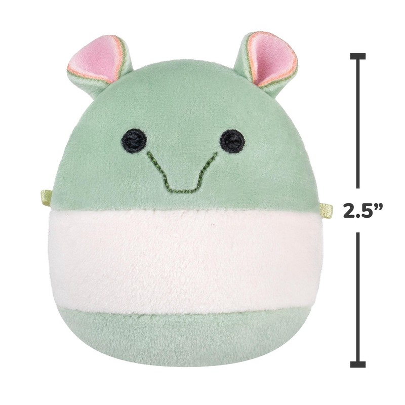 Micromallows Squishmallows Original Plush 5-Pack - Lavender Bear, Dragonfruit Fox,