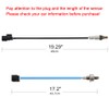 JDMON 2PCS Oxygen O2 Sensor Upstream Downstream Replacement for 2013-2014