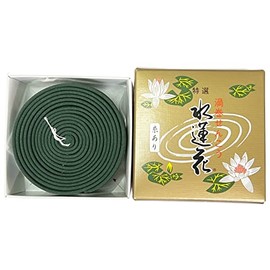 Tanji Ukekodo Incense Sticks, Approx. 12 Hours, 14 Rolls, 7 Days of Thread, Spiral Incense, Special Hylotus Flower Hanging Thread for First 7 Days 49 Days #830
