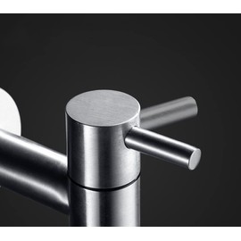 Wall Mounted Stainless Steel Bathroom Sink Faucet, Mop Pond Washing Machine Cold Water Tap, Garden Patio Lavatory Faucets, G1/2'' Thread