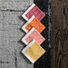 Topdrawer Japanese Handkerchief, 100% Cotton, Solid Color, Saffron