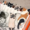 Hafhef Cute Cat Bookmarks, 10 Pieces Bookmarks for Women Teachers