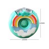 Doughnut Bottle 380ML Cute Leakage Proof Portable BPA Free Silicone