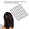 40pcs Wig Clip Set Stainless Steel DIY 9 Teeth Snap