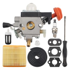 Carbhub 603-107 Carburetor Replace for STIHL FS91 FS111 4180 120 0615 FS91 FS111 HT103 with Air Filter Fuel Filter Line Spark Plug Carburetor Adjusting Tool