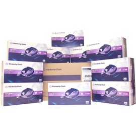 Halyard Health Purple Nitrile Exam Gloves SIZE: Medium, 100/BX (Case of 10 Boxes