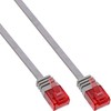 InLine® Patchkabel, flach, UTP, Cat.6, 10m grau