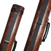 2x2 Hard cue case Oval Pool Cue Billiard Stick Carrying