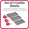 GoodCook Everyday Nonstick Baking Sheet Set, 3 Pack Includes One