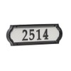 Whitehall Products Nite Bright Address Sign, 16" x 4.5", Black