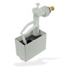 Haas Universal Filling Valve 3/8 Inch Toilet Cistern Overflow Valve/Float