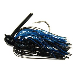 All Terrain Tackle Rattling A.T. Jig, 3/8 Oz. Black/Blue (3/8 Oz)