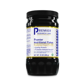 Premier Research Labs Nutritional Flakes - Fortified Nutritional Yeast Flakes for Baking, Immune Support & Nutrition with Protein & Vitamin B12, Active Dry Yeast for Vegan Cheese, Seasoning - 10 oz