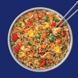 BEN'S ORIGINAL Street Food Teriyaki Style Rice with Chicken, Prepared Entrée, Microwave in 90 Seconds, 9 oz (Pack of 6)