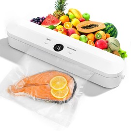 Digital Timer Vacuum Sealer for Food - Automatic Sealer Machine with Precision Control, Food Preservation & Freshness Keeper (Bags Compatible)​