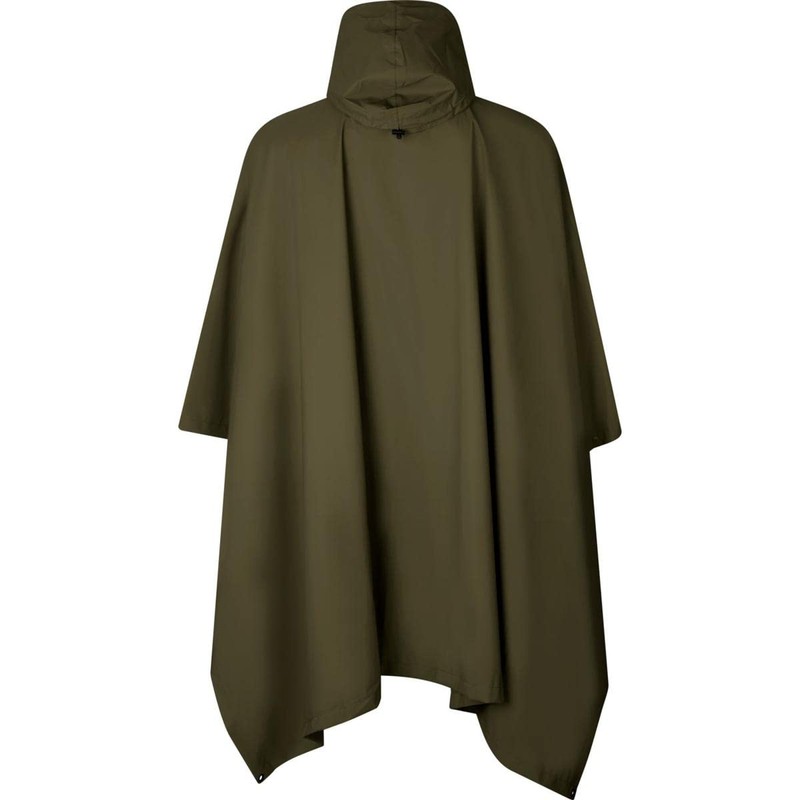 Seeland 2022 Unisex Taxus Rain Poncho - Pine Green