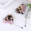 Baluue 2pcs Cat Ears Headband, Cosplay Leopard Headwear Furry Neko