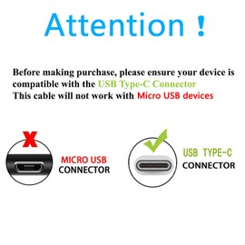 Akingdleo USB C Power Cable Cord Compatible for Furbo 360° Dog Camera Furbo3/ Mini New Pet Camera 105 50/ AOSU 2K/ Cinnado D1/ litokam Indoor Smart Home Security Camera